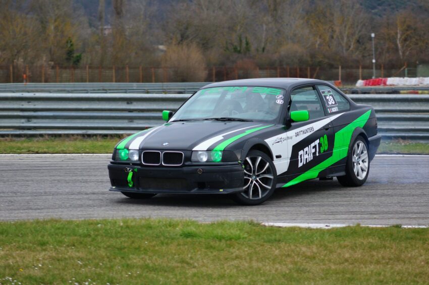 a race car on a track